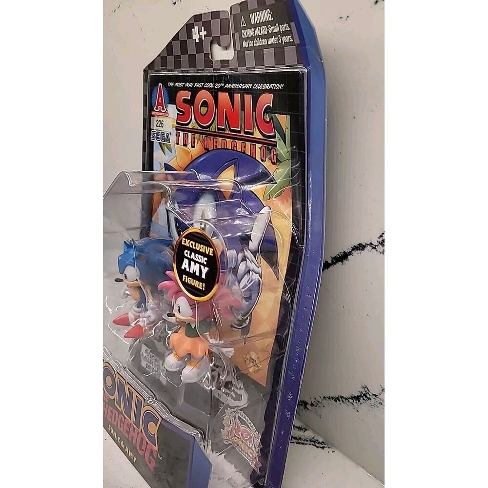 Sonic & Amy Comic Book Archie #226 20th Anniversary Figure Collector's Edition - Picture 4 of 6
